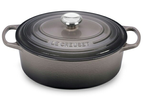 Le Creuset ル・クルーゼ  23糎 ココット・オーバル (牡蛎薄墨色） 2.75QT ルクルーゼ