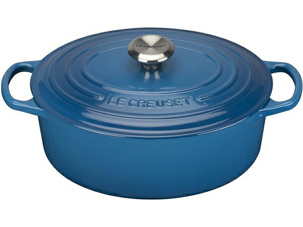 Le Creuset ル・クルーゼ  29珊 ココット・オーバル (マーセールズ青碧） 5QT ルクルーゼ