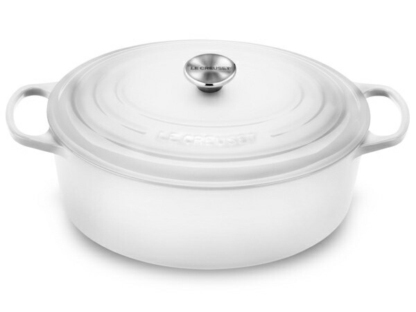 Le Creuset ル・クルーゼ  31珊 ココット・オーバル (白いこと） 6.75QT ルクルーゼ