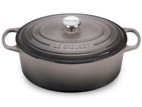 Le Creuset ル・クルーゼ  31珊 ココット・オーバル (牡蛎薄墨色） 6.75QT ルクルーゼ