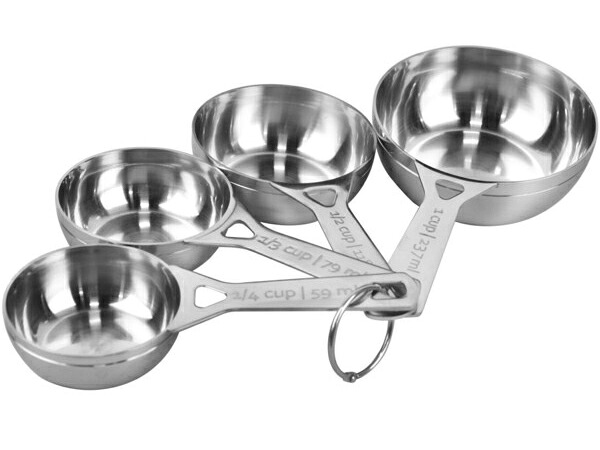 Le Creuset ル・クルーゼ  計り優勝杯4点仕掛ける (ステンレス鋼スチール写真） ルクルーゼ