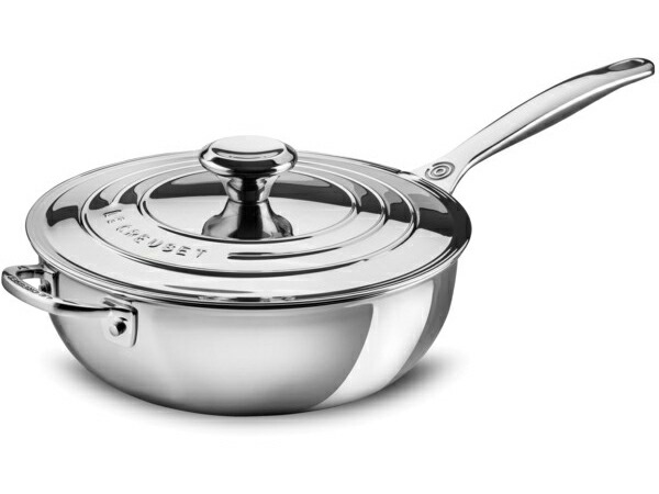 LE CREUSET ステンレススチール 片手鍋 Amazon | 2-qt。ステンレススチールSaucier Pan with Lid | Le
