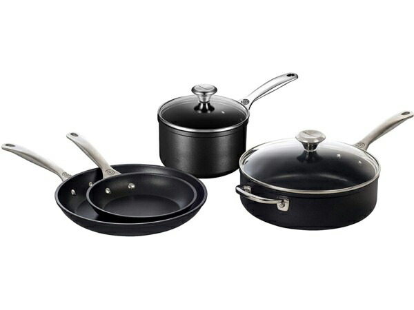Le Creuset ル・クルーゼ TNS ノンスティック・クックウェアー4点書き割り ルクルーゼ
