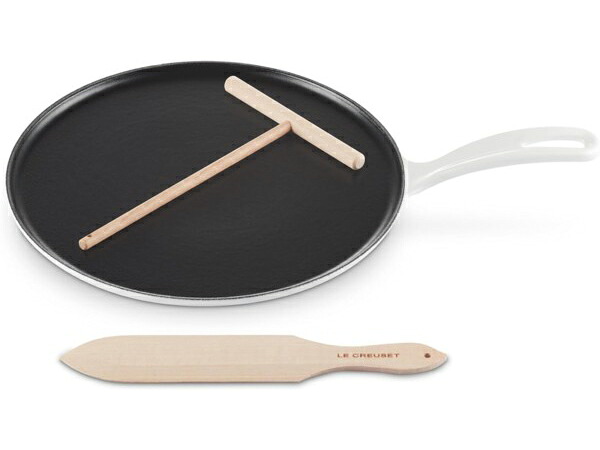Le Creuset ル・クルーゼ　クレープパン　(ホワイト）　ルクルーゼ