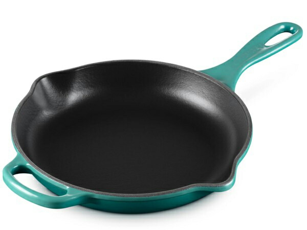 Le Creuset ル・クルーゼ  23珊 かばい立て手持ち部分付フライパン (リヴィエラ） 9inch ルクルーゼ