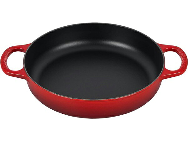 Le Creuset ル・クルーゼ 28糎エブリディ・パン (桜んぼう赤いこと）