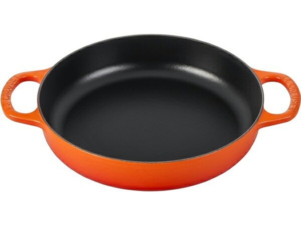 Le Creuset ル・クルーゼ 28糎エブリディ・パン (オレンジ色）