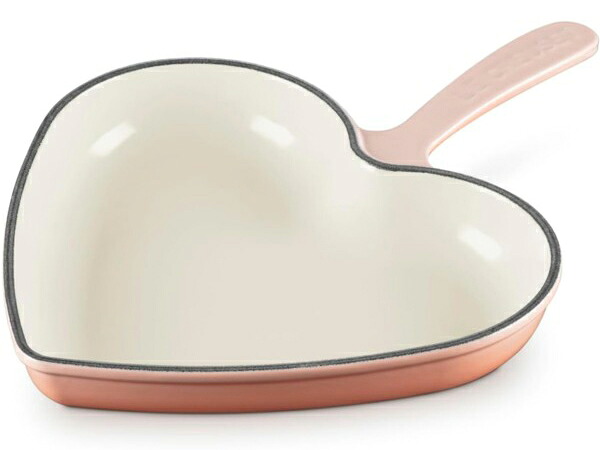 【制限事項品】 Le Creuset ル・クルーゼ ハート型型フライパン (ペッシュ） 26糎ハート型の形のスキネットボール 10.25inch ルクルーゼ
