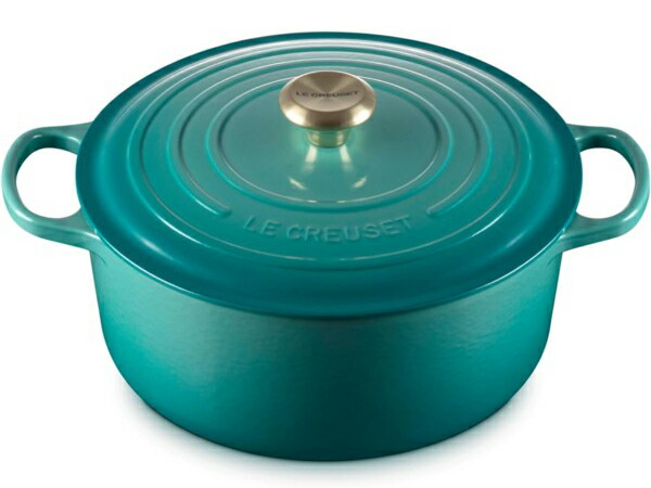Le Creuset ル・クルーゼ  28糎 ココット・ロンド (リヴィエラ） 7.25QT ルクルーゼ