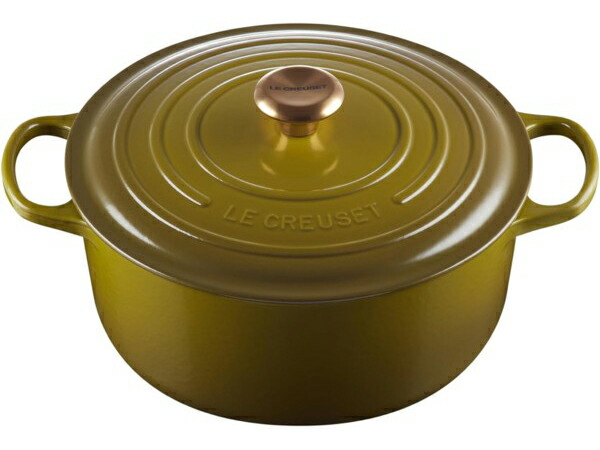 Le Creuset ル・クルーゼ  28糎 ココット・ロンド (オリーブ） 7.25QT ルクルーゼ
