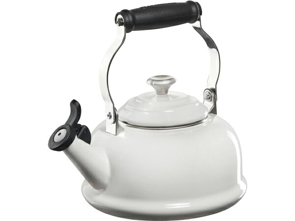 Le Creuset ル・クルーゼ  フルート吹き湯沸かし (白いこと) ステンレス鋼・ノッブ 1.7QT ルクルーゼ