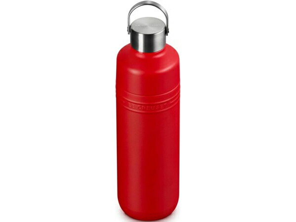 Le Creuset ル・クルーゼ お水・瓶 1リッター （桜んぼう赤いこと） 水分付け足しハイドレーション・ペットボトル無意味さ断熱 保温 保冷 吸い筒