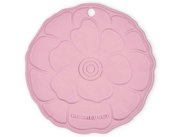 Le Creuset ル・クルーゼ ペタル・トリベット 花脣の形の鍋敷き （黒色火薬さくら色） 20珊