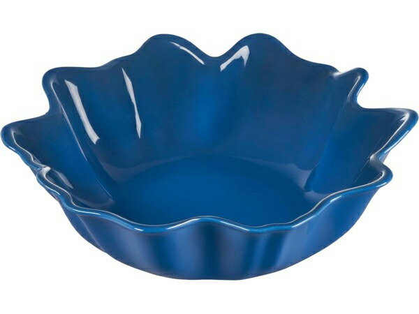 Le Creuset ル・クルーゼ 3.8リットル陶器製アイリス・サービングボウル （マルセイユブルー） 15inch