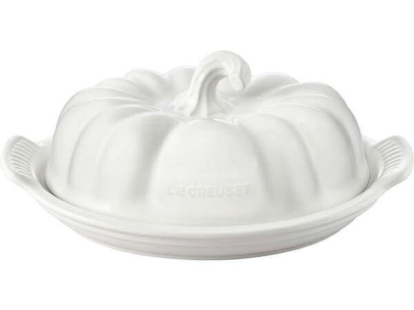 Le Creuset ル・クルーゼ 西洋カボチャ瀬戸もの製ディッシュ （白いこと） グラタン皿