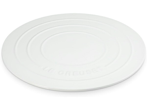 Le Creuset ル・クルーゼ 38糎瀬戸もの製ピザパイ石ころ （白いこと） 15inch ルクルーゼ