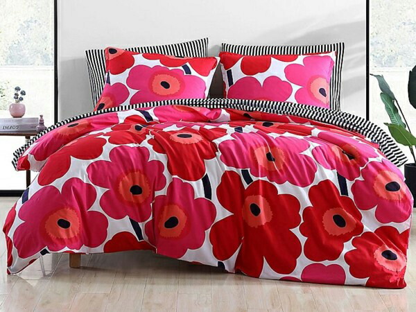 マリメッコ　ウニッコ　枕布団カバーセット　クイーンサイズ 楽天市場】【クイーン】 marimekko マリメッコ Unikko 布団カバー