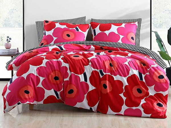 楽天市場】【キング】 marimekko マリメッコ Unikko 布団カバー