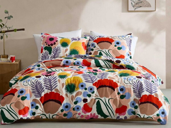 楽天市場】【クイーン】 marimekko マリメッコ Vesi Unikko 布団カバー