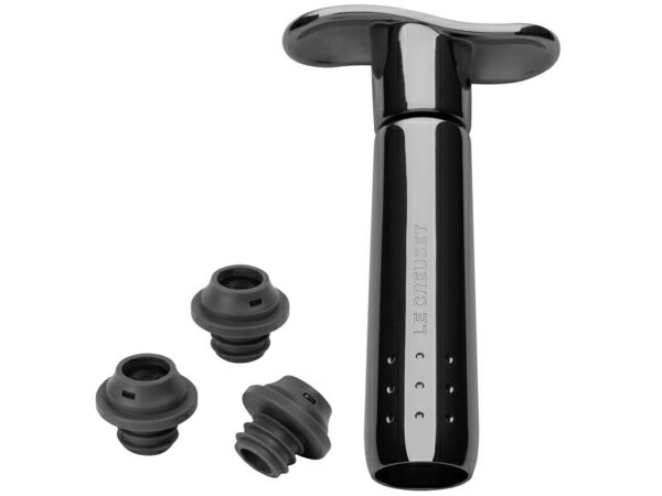 Le Creuset ル・クルーゼ ブドウ酒揚水機＆ストッパー （黒いこと・Ni） Screwpull スクリュープル ルクルーゼ