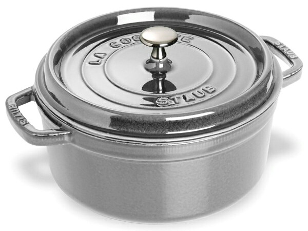 Staub ストウブ 28糎ピコココット ラウンド （グラファイトグレー） 7QT
