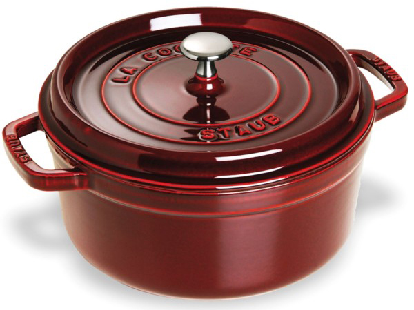 魅力の Staub ストウブ 28cmピコココット ラウンド グレナディンレッド