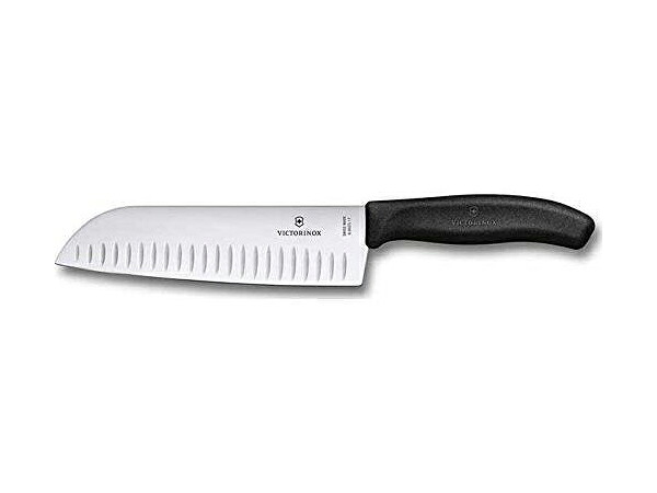 Victorinox ビクトリノックス　フィブロックス18cmディンプル三徳包丁　7inch　Fibrox シリーズ｜輸入セレクトショップハートランド