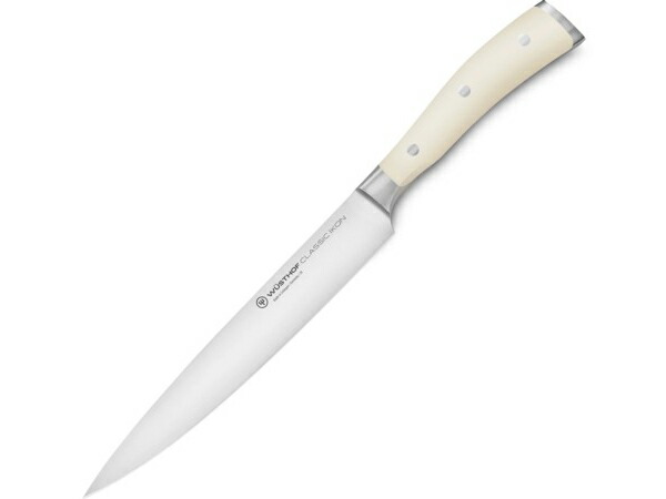 Wusthof ヴュストホフ  20糎カービングナイフ （皮膚軟化剤色） 8inch クラシック・アイコン・クリーム つづき物