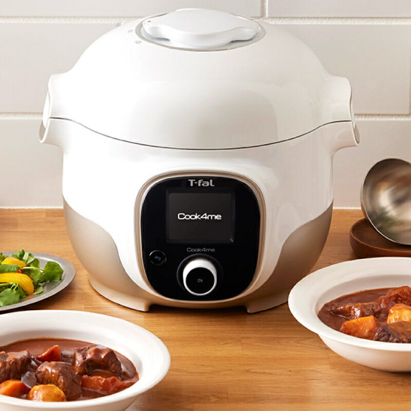 日本限定モデル】 T-fal ティファール 電気圧力鍋 マルチクッカー クックフォーミー ミニ Cook4me mini 容量 3.0L 1台7役  210レシピ内蔵 お料理 2〜4人分 ブラック CY8708JP ホワイト CY8701JP fucoa.cl