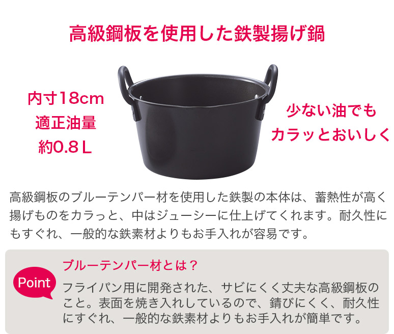 ファッションの IH対応 ブルーイング 鉄フライパン 28cm 鋼板 キャンプ クリアクラッカー塗装仕上 ソロキャンプ 鉄分補給 貧血予防  ポイント消化