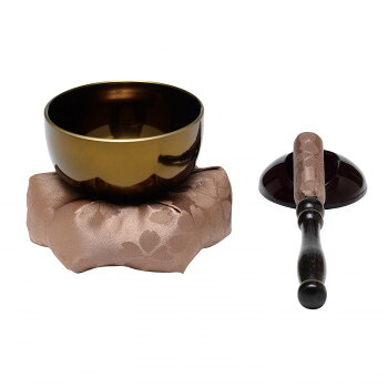美桜(mio)りんセット りん2.0寸/りん棒4.0寸 六角布団2.5寸ブラウン/抹茶 59g1257094095