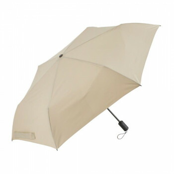 LESS IS MORE LIM クイックシャット自動開閉 折りたたみ傘 55cm サンドベージュ U355-0811BG1-BD