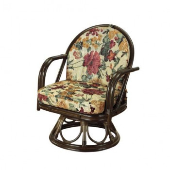 今枝商店　Romantic Rattan　籐回転座椅子　ミドルハイタイプ　S543B