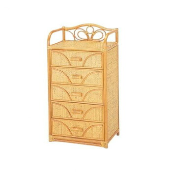 今枝商店 Romantic Rattan 籐チェスト 5杯タイプ W701|なないろ本舗店
