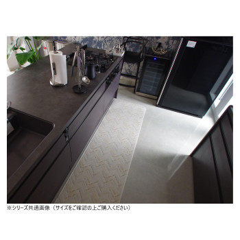 拭ける引っ敷きつづき物 御厨子所引っ敷き モザイック瓦 60×240糎