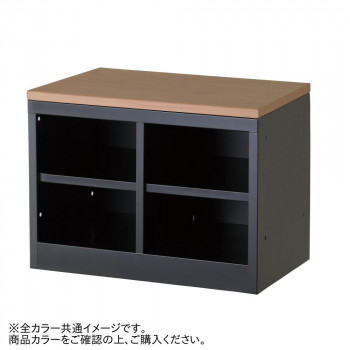 豊國工業 4人用2列2段ベンチ・天板セットW525 RLK-BT2252-BNT