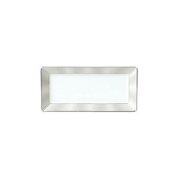 NIKKO(ニッコー) ELITE MODERN(エリートモダン) 23cm長角皿 シルクプラチナム 11733-4724