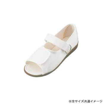 マリアンヌ製靴 足元応援W503 白 23.0cm W503