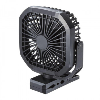 サンワサプライ　USB扇風機(バッテリー充電式)　2m　ブラック　FAN-USB1BK