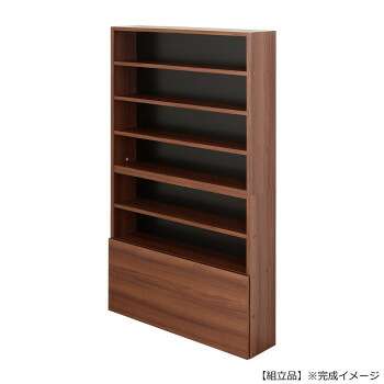 大容量スリム収納 SPcollect -エスピーコレクト- 木製CDラック ブラウン ELC-7919CB｜なないろ本舗店 26,047円