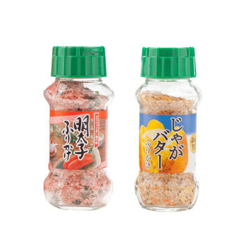 みなり 明太子ふりかけ 85g・じゃがバターふりかけ 65g　各15個セット｜なないろ本舗店