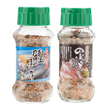 みなり 鰹ふりかけ 80g・のどぐろ煮付風味ふりかけ 85g　各15個セット｜なないろ本舗店