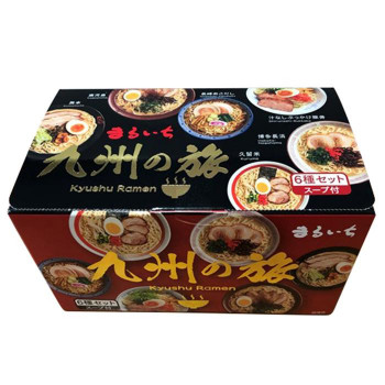 まるいち 九州の旅ラーメン 6食詰め合わせ×18入 Z4130|なないろ本舗店