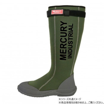 MCR 水銀 ネオプレンブーツ 長靴 カーキ L KS017367