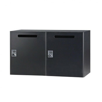 豊國工業 パーソナルロッカー(2列1段)H525 ダイヤル錠 開口付 棚板付 ブラック HOS-PDAT5252X-B CN-10色(ブラック)