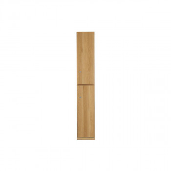 東馬(TOHMA) TML 木製ロッカー2人用 NA ナチュラル 50540330 24,173円