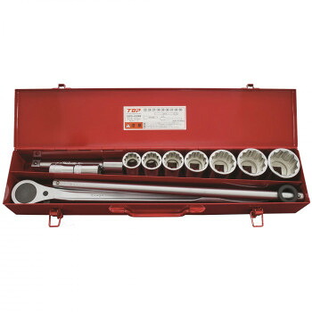 トップ工業(TOP) ソケットレンチセット(差込角19.0mm) 12点 SWS-609M