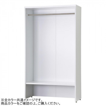 豊國工業 エンド用ワードローブダブル RLK-EWW-BBT