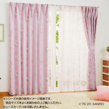 サンリオ キティ ドレープカーテン2枚セット 100×178cm SB-521-S
