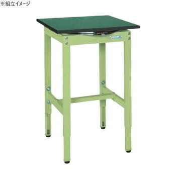 サカエ 回転作業台高さ調整タイプ サカエリューム天板 600&times;600&times;760mm TRK-600SE｜なないろ本舗店